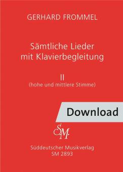 Complete Songs with Piano Accompaniment 2 Download