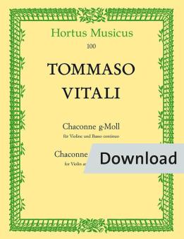 Chaconne for violin and basso continuo Download