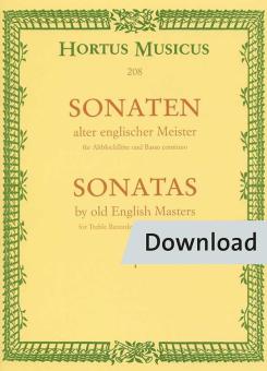 Sonatas of Old English Masters Book 1 Download