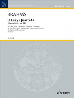 3 Easy Quartets op. 22 Standard