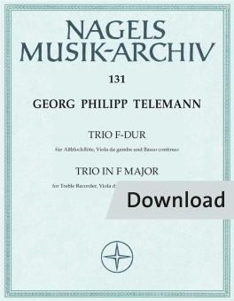 Trio from the 'Essercizii Musici' TWV 43:F 3 Download