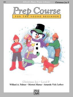 Alfred's Basic Piano Prep Course: Christmas Joy! Book F 