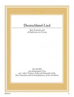 National Anthem of Germany Standard