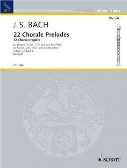 22 Chorale Preludes Vol. 4 Standard