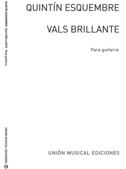 Vals Brillante For Guitar 
