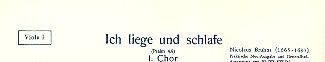 Ich liege und schlafe (Psalm 4, 9) 