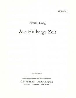Aus Holbergs Zeit op. 40 