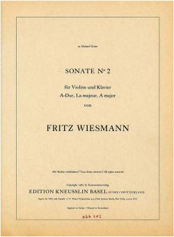 Sonata No. 2 A dur 
