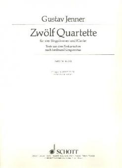 12 Quartette aus dem Toskanischen Heft 3 Standard