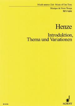 Introduction, Theme and Variations 