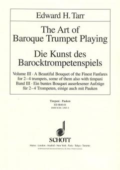 The Art of Baroque Trumpet Playing Vol. 3 Standard