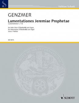 Lamentationes Jeremiae Prophetae GeWV 64 Standard