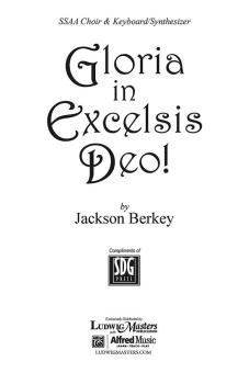 Gloria In Excelsis Deo! 