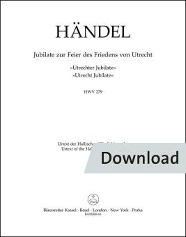 Utrecht Jubilate HWV 279 Download