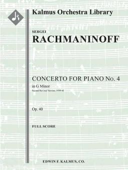 Concerto for Piano No.4 in G minor, Op.40 
