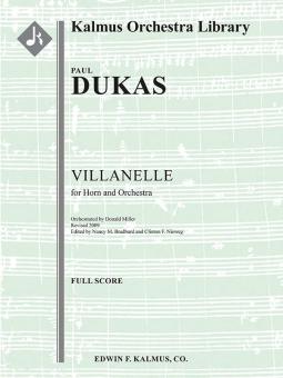 Villanelle for Horn and Orchestra 