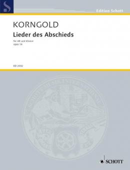Lieder des Abschieds op. 14 Standard