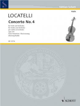 Concerto Op. 3 No. 4 E Major 