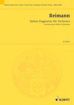Sieben Fragmente für Orchester Standard