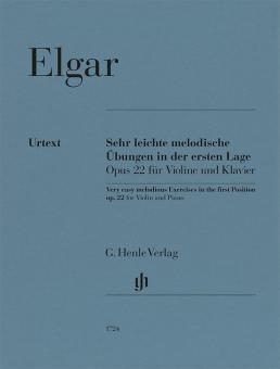 Very easy melodious Exercises in the first Position op. 22 