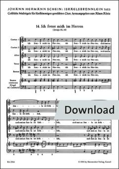 Ich freue mich im Herren Nr. 14 Download
