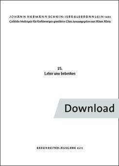 Lehre uns bedenken, dass wir sterben müssen Nr. 25 Download