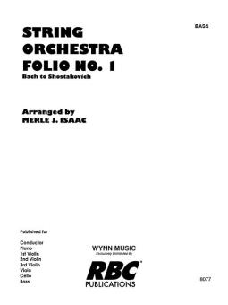 String Orchestra Folio No. 1 - String Bass 