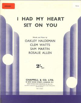 I Had My Heart Set On You 