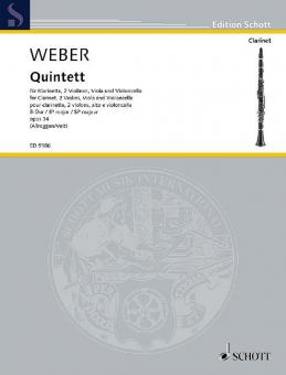 Quintet B Major Op. 34 Jv 182; Wev P.11 Standard
