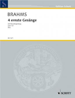4 ernste Gesänge op. 121 Standard
