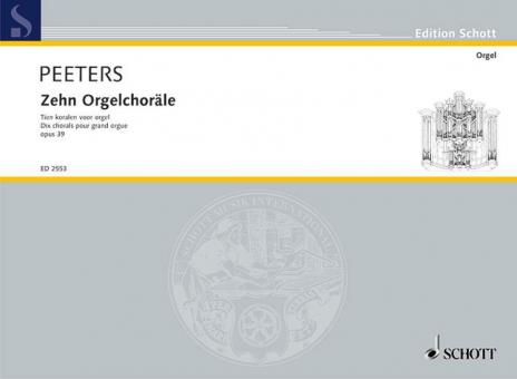 Ten Organ Chorales Op. 39 Standard
