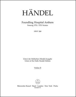 Foundling Hospital Anthem HWV 268 Standard