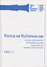 Festliche Flötenmusik Heft 3 