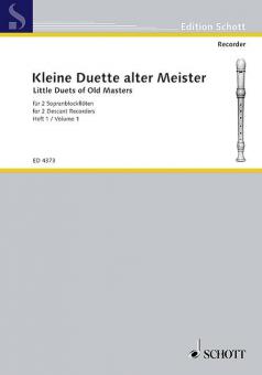 Little Duets of Old Masters Vol. 1 Standard