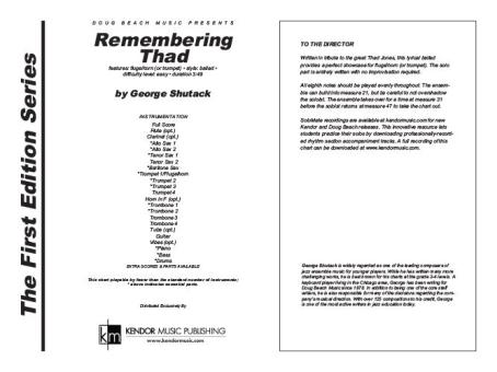 Remembering Thad 