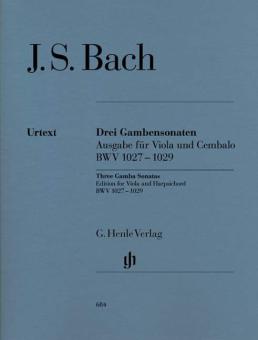 3 Gamba Sonatas BWV 1027-1029 