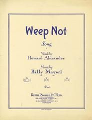Weep Not 