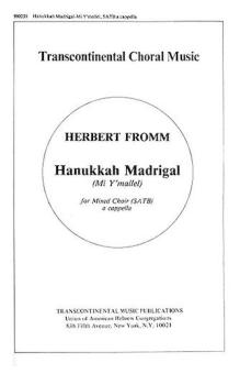 Hanukkah Madrigal (Mi Y'Mallel) 