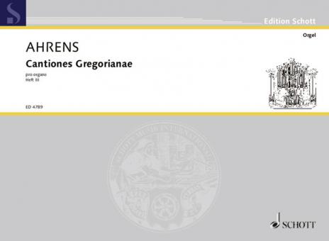 Cantiones Gregorianae pro Organo 3 Standard