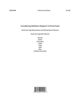 Considering Matthew Shepard: A Choral Suite Download