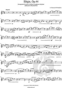 Elégie op.44 