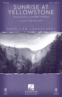 Sunrise At Yellowstone - Full Score 