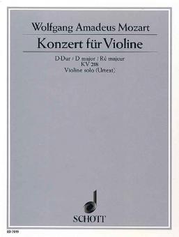 Concerto D Major K.218 