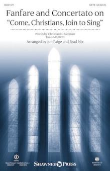 Fanfare and Concertato on "Come, Christians, Join to Sing" - Full Score 