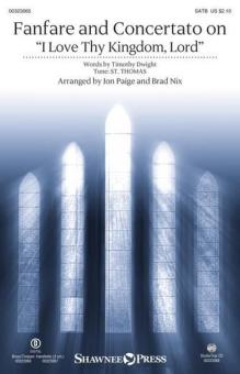 Fanfare and Concertato on "I Love Thy Kingdom, Lord" - Bb Trumpet 1 