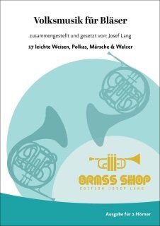 Volksmusik für Bläser - 2 Hörner 