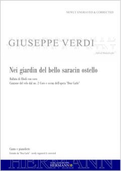 Don Carlo - Nei giardin del bello saracin ostello (dal no. 2) 