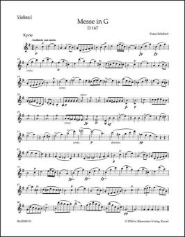 Mass in G major D 167 Standard