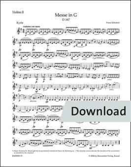 Mass in G major D 167 Download
