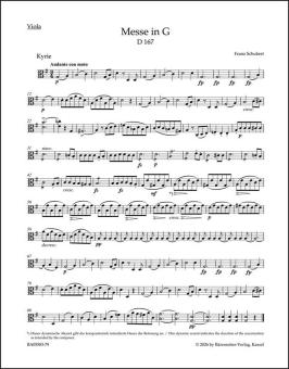 Mass in G major D 167 Standard